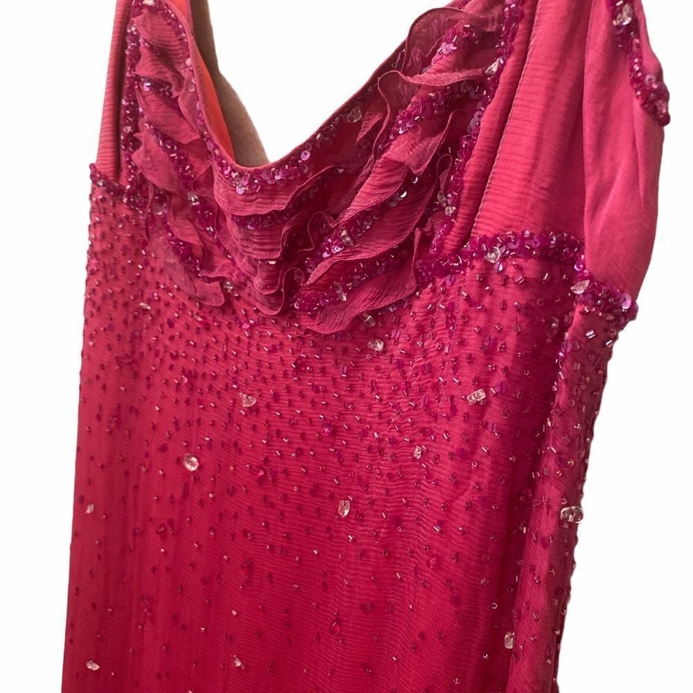 Neil Bieff Couture Beaded Cocktail Dress
